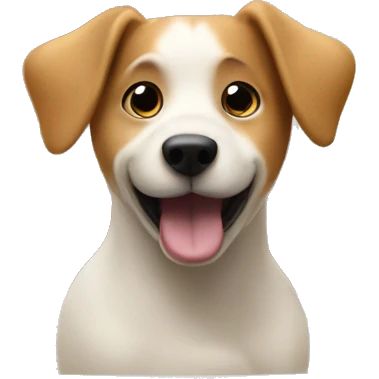 A dog doing the Macarena on the top of the house while using the bathroom emoji