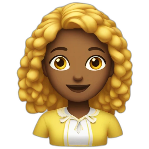 Fille martinique  emoji