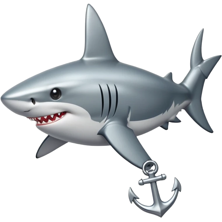 shark anchor emoji