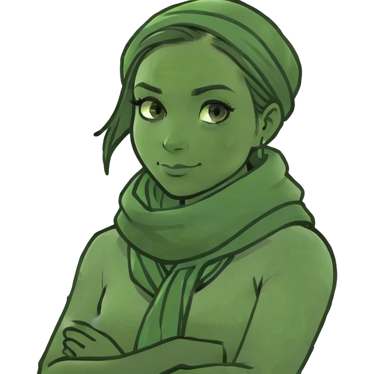 girl with arms crossed around neck emoji