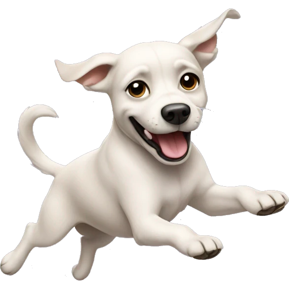 Dog doing balet emoji