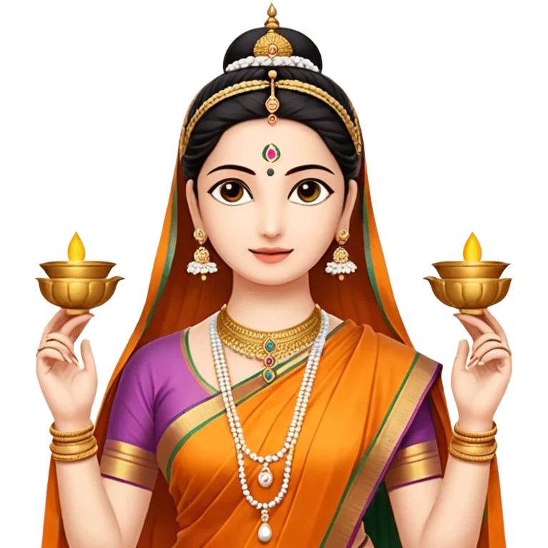 मॉं दुर्गा देवी सिंह के साथ emoji