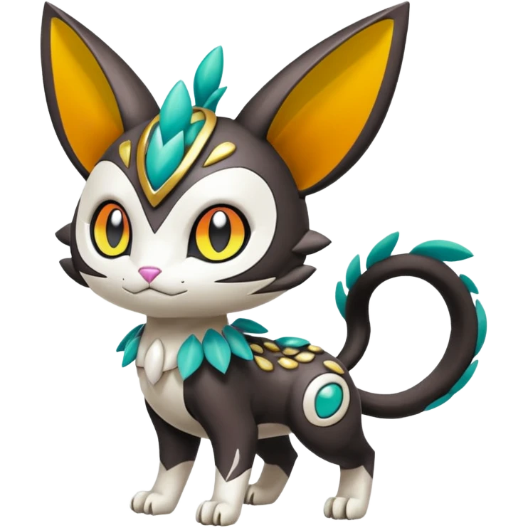 Meloetta-Vernid-Gatomon-Trico-Pokémon-Fakémon-fusion-hybrid-creature emoji