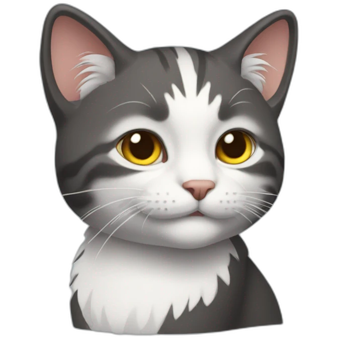Schtroumpf cat emoji
