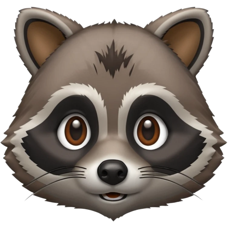 3d raccoon emoji