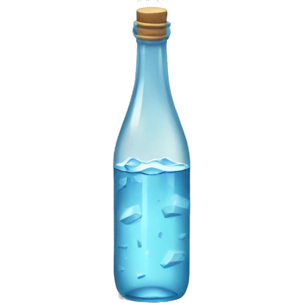 Un emoji de un botellón de agua mineral  emoji