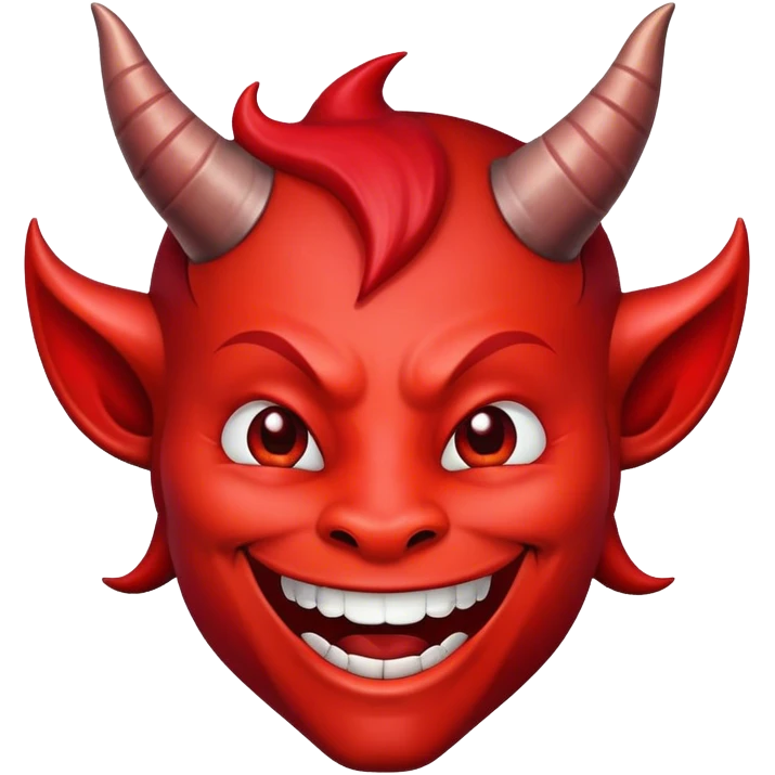 Happy devil emoji