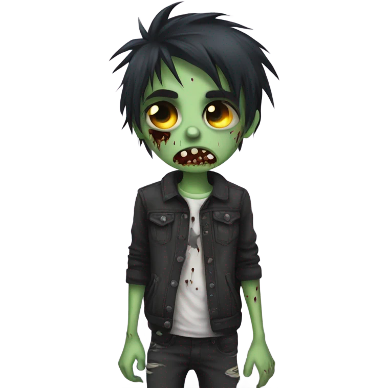 boy Emo zombie emoji