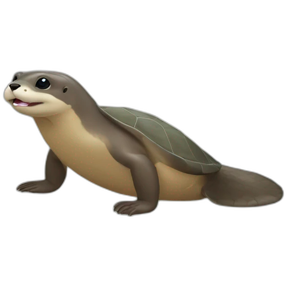 une loutre tortue emoji