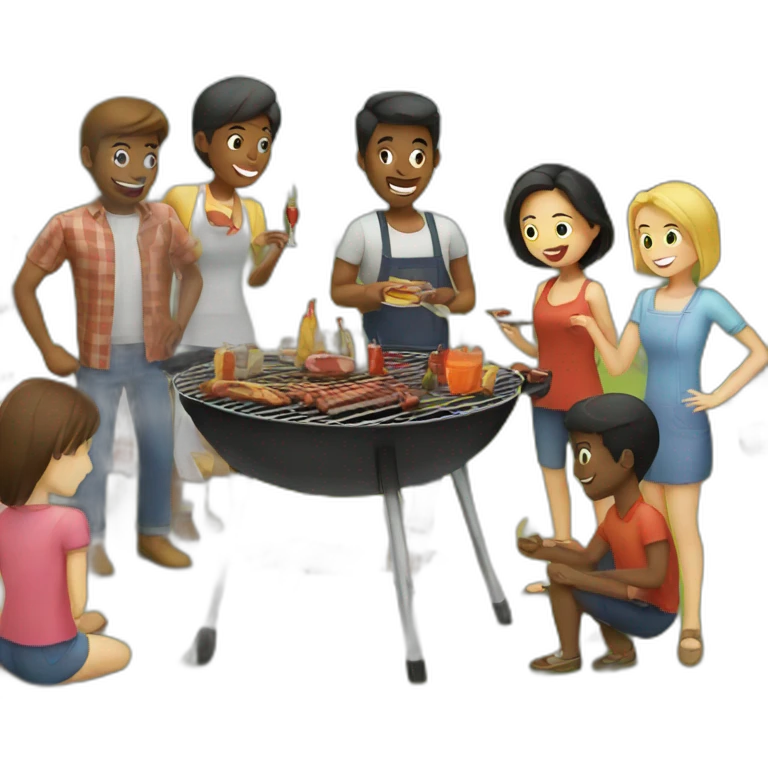 Bbq party emoji