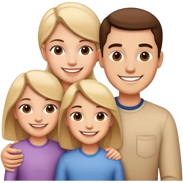 American family  emoji