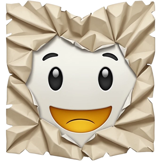 crumpled paper emoji