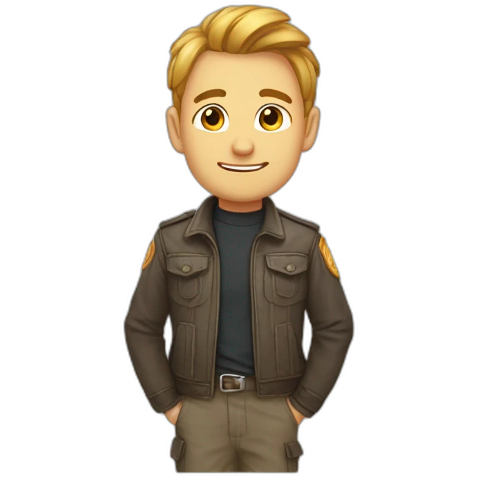 курьер broniboy оранжевый emoji