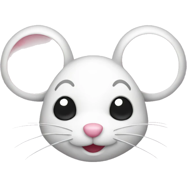 Pink mouse  emoji