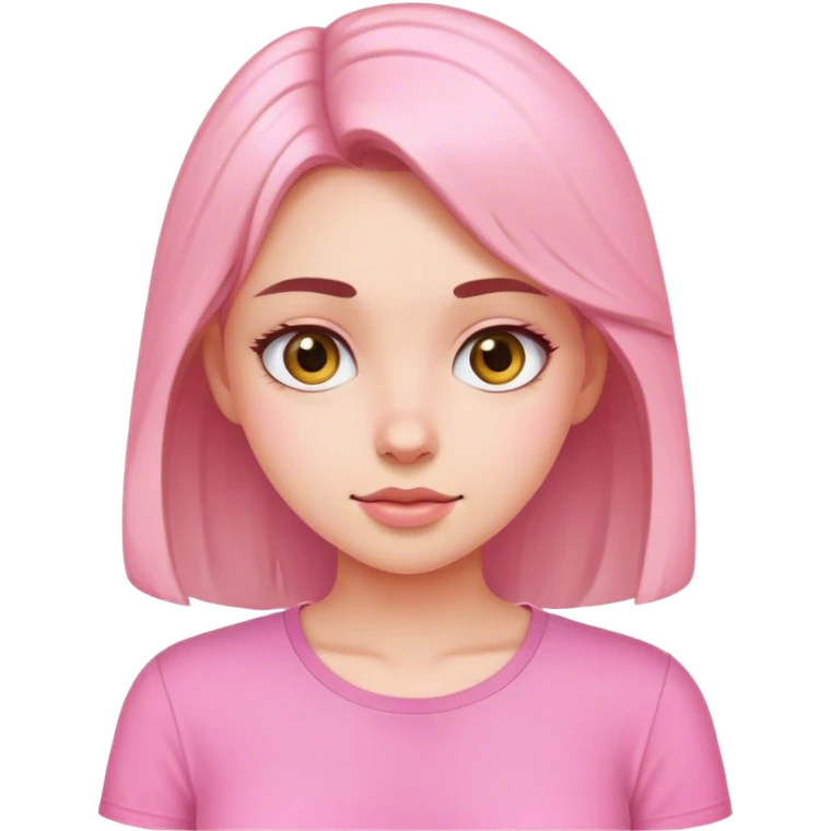 girl in pink shirt  emoji