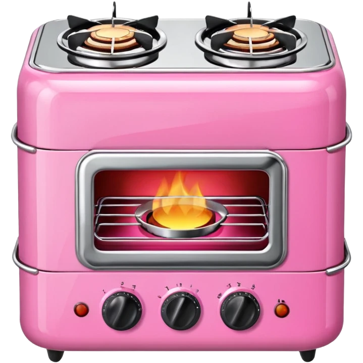 pink portable stove emoji