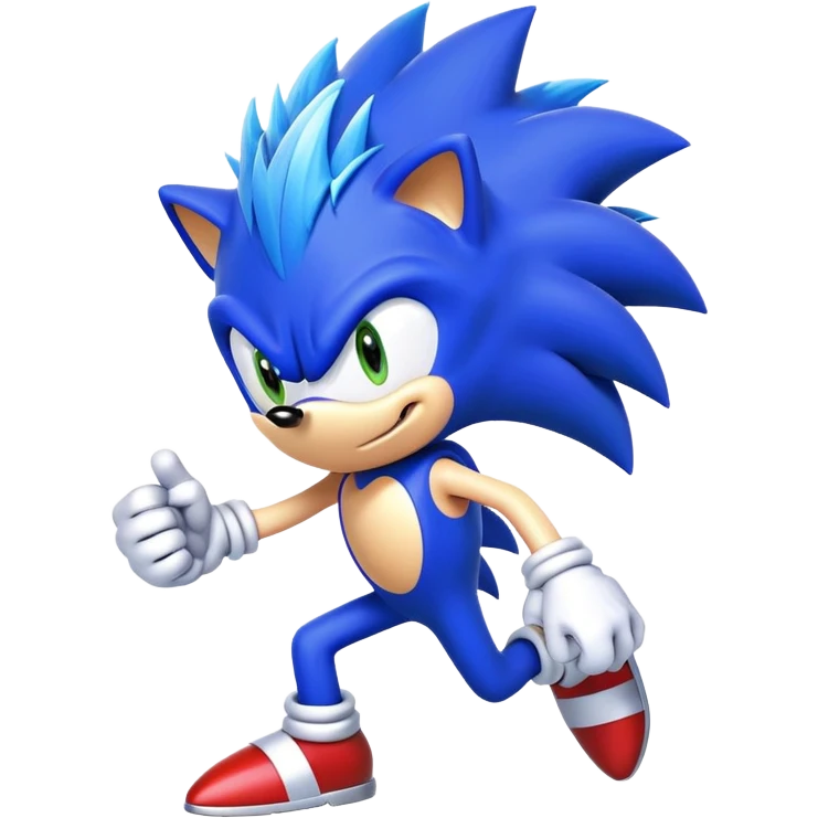 Sonic the hedgehog emoji