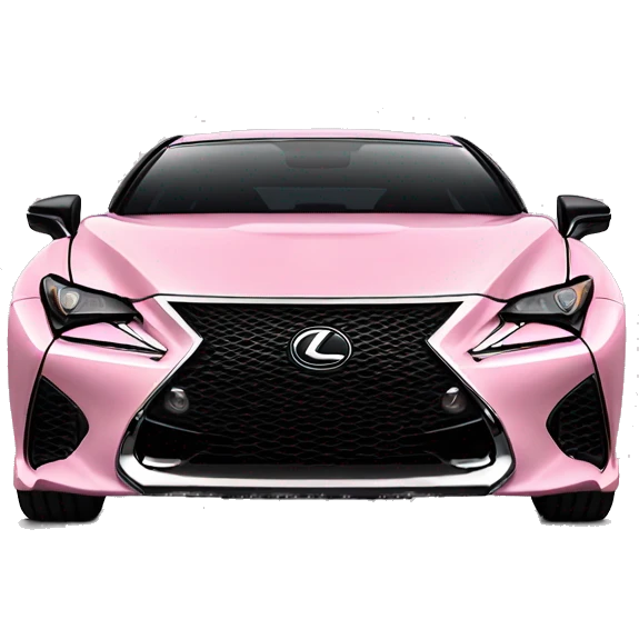 Light Pink Lexus rcf emoji