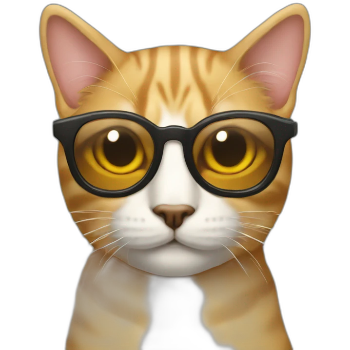 gato con lentes de sol emoji