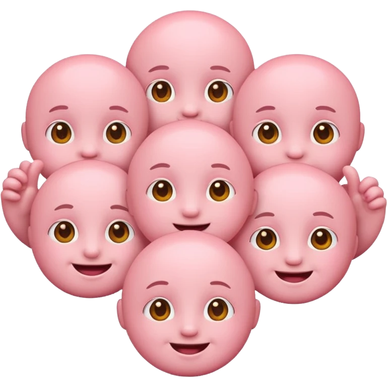 Cute baby pink emojies  emoji