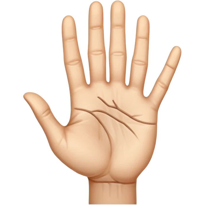 a hand saing no to something,  emoji