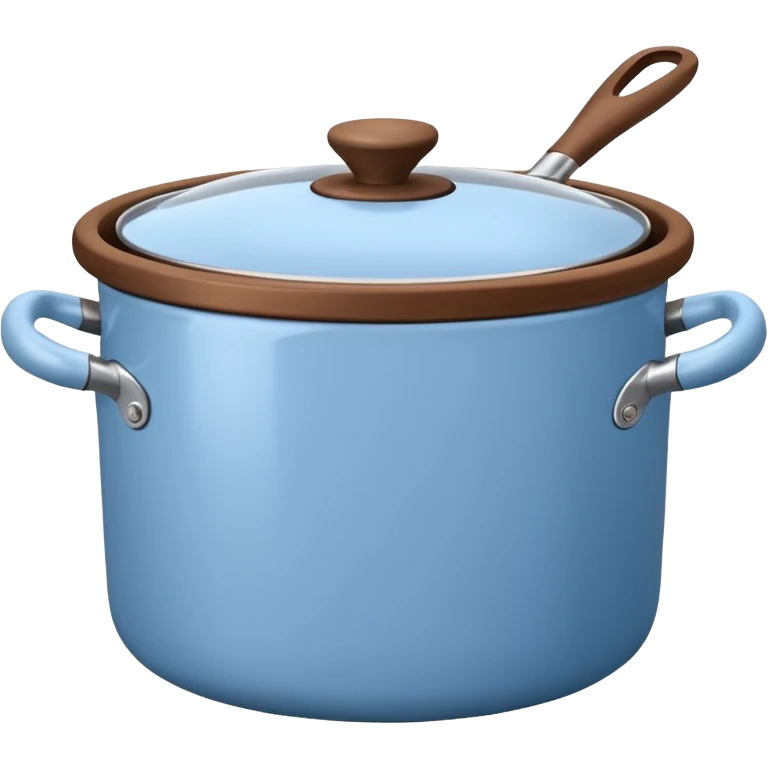 cooking pot powder blue   emoji