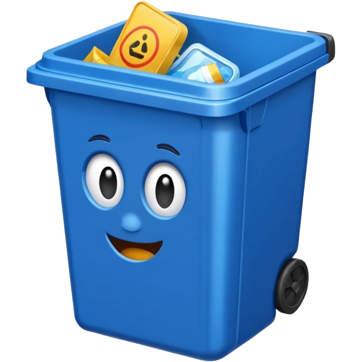 recyclage poubelle  emoji