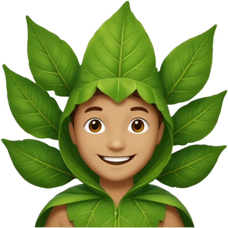 person with a leaaf costum emoji emoji