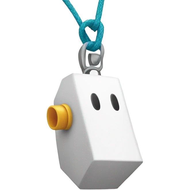 White whistle on string  emoji
