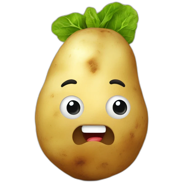 potato with face emoji
