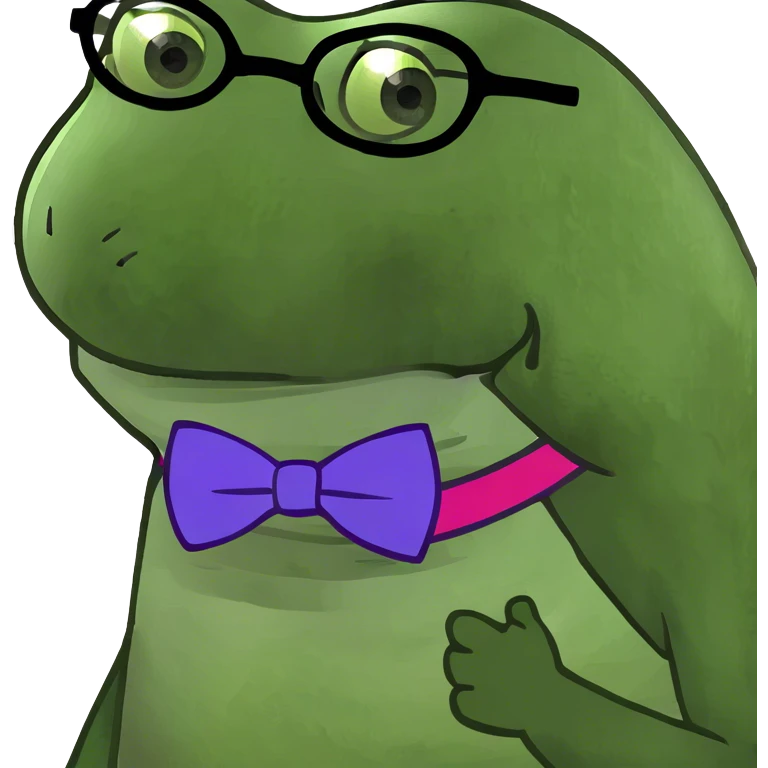 Asexual toad emoji