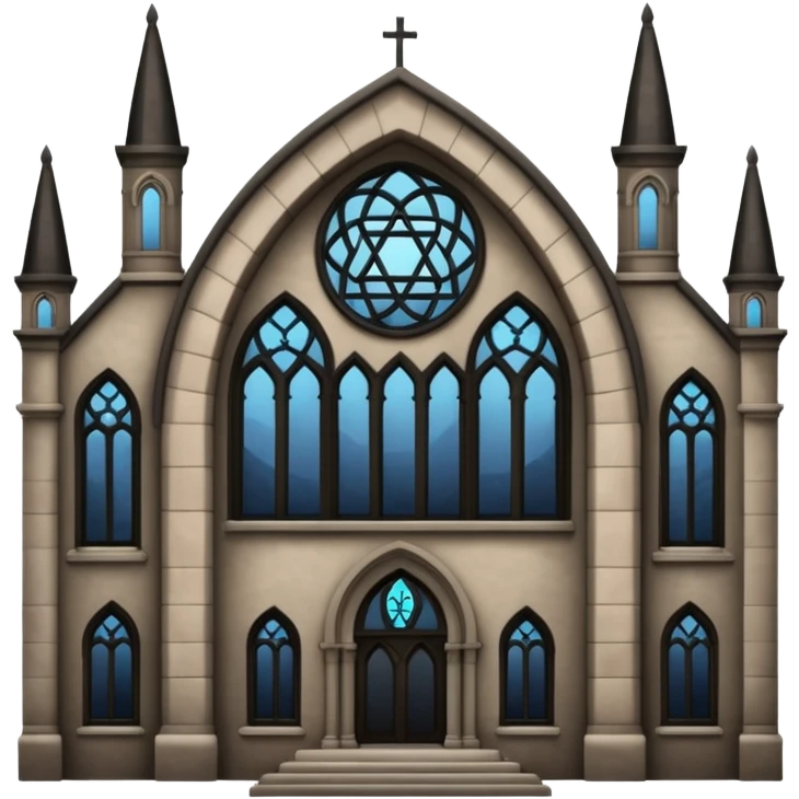 jewish synagogue dark aesthetic gothic architecture emoji
