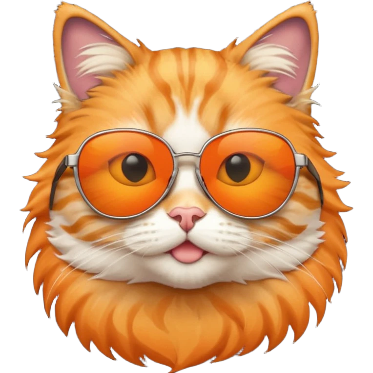 Cat wearing sunglasses emoji