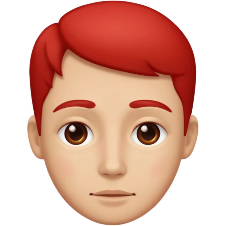 cara con gripe y un poco roja  emoji