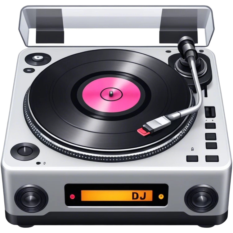 DJ turntable emoji