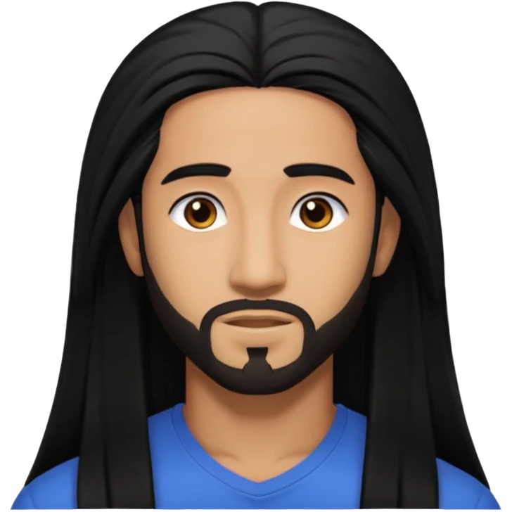 Omarion with long Black Hair emoji