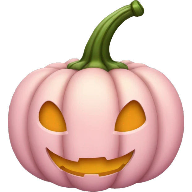 Light pink Pumpkin  emoji
