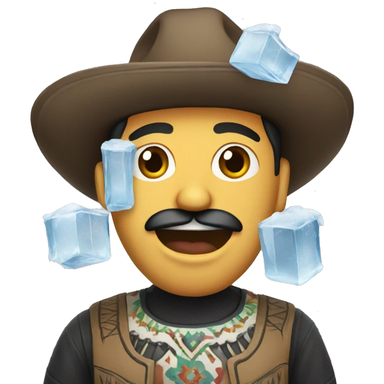 Mexican with ice  emoji
