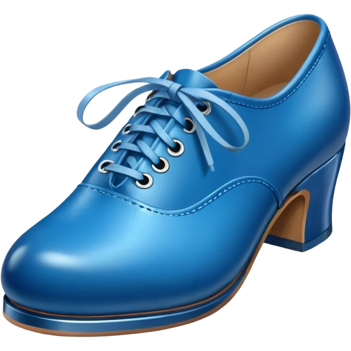 blue tap shoes emoji