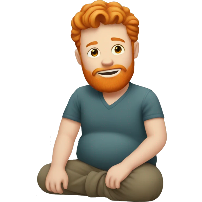 Pregnant ginger man emoji