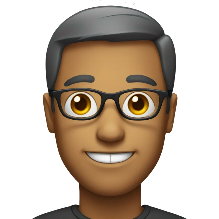 face with glasses and smirk emoji