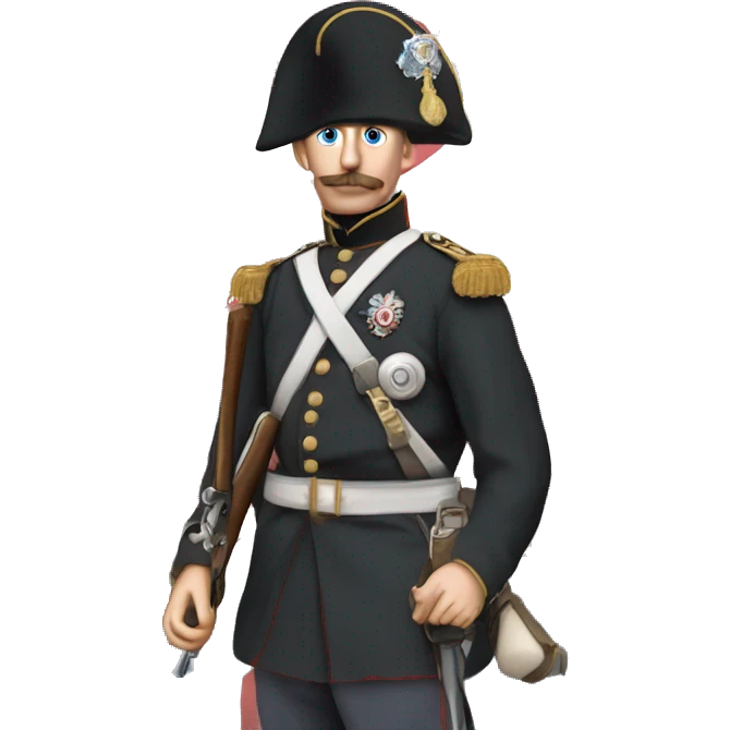 British soldier in full view of the Crimean War emoji