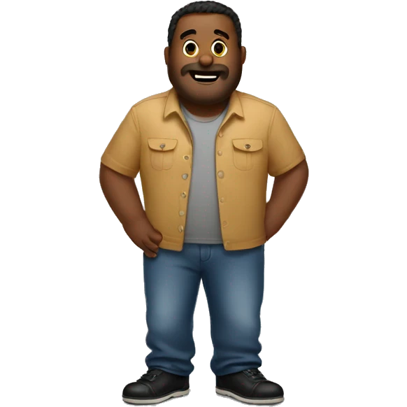 Big buddy with black feet emoji