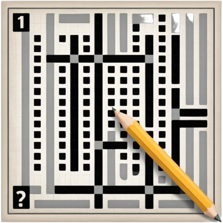 newspaper crossword emoji