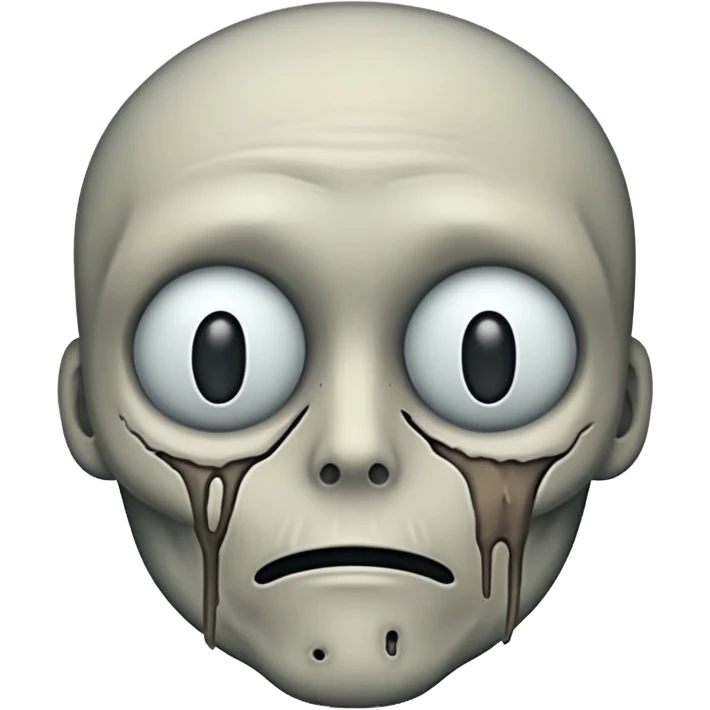 dead skin without eyes emoji