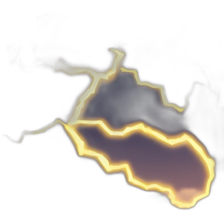 lightning with time emoji