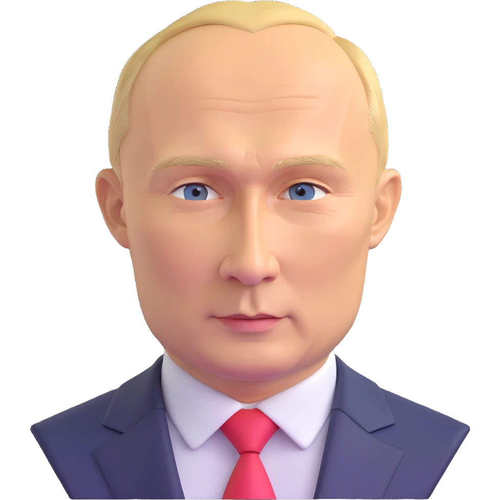 Vladimir Putin portrait emoji
