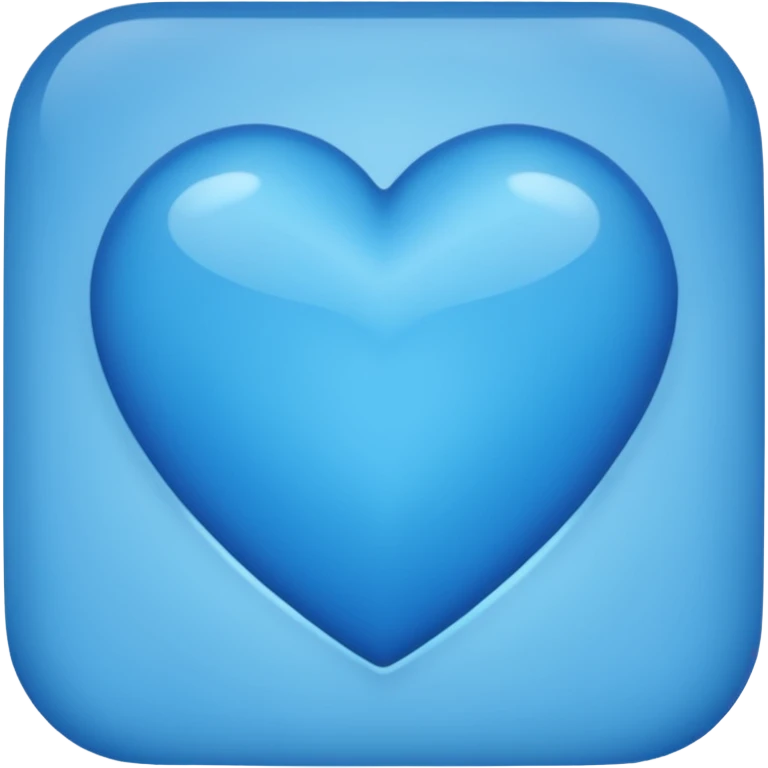 blue heart emoji