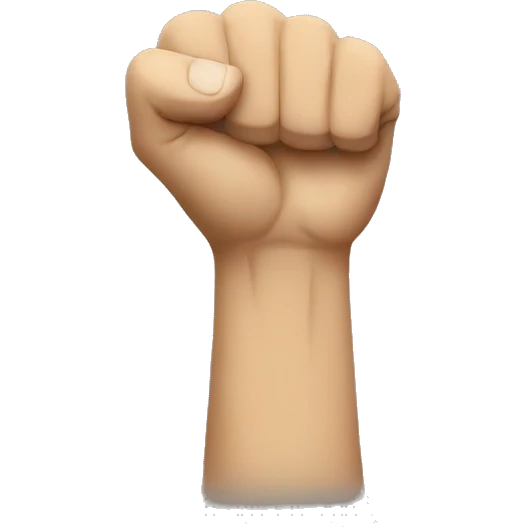 make a fist emoji