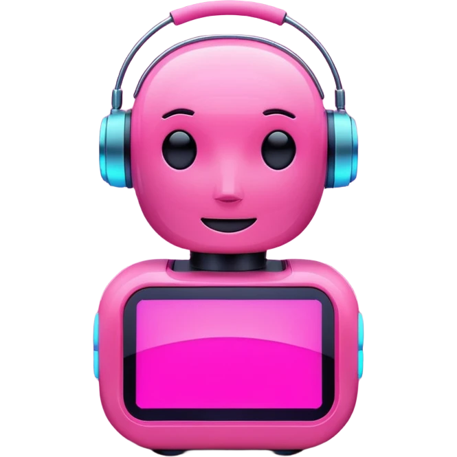 pink chat gpt ai emoji